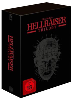 Blu Ray DVD Hellraiser 1 2 3 Trilogie Black Box 5x Mediabook Box  Uncut  NEU