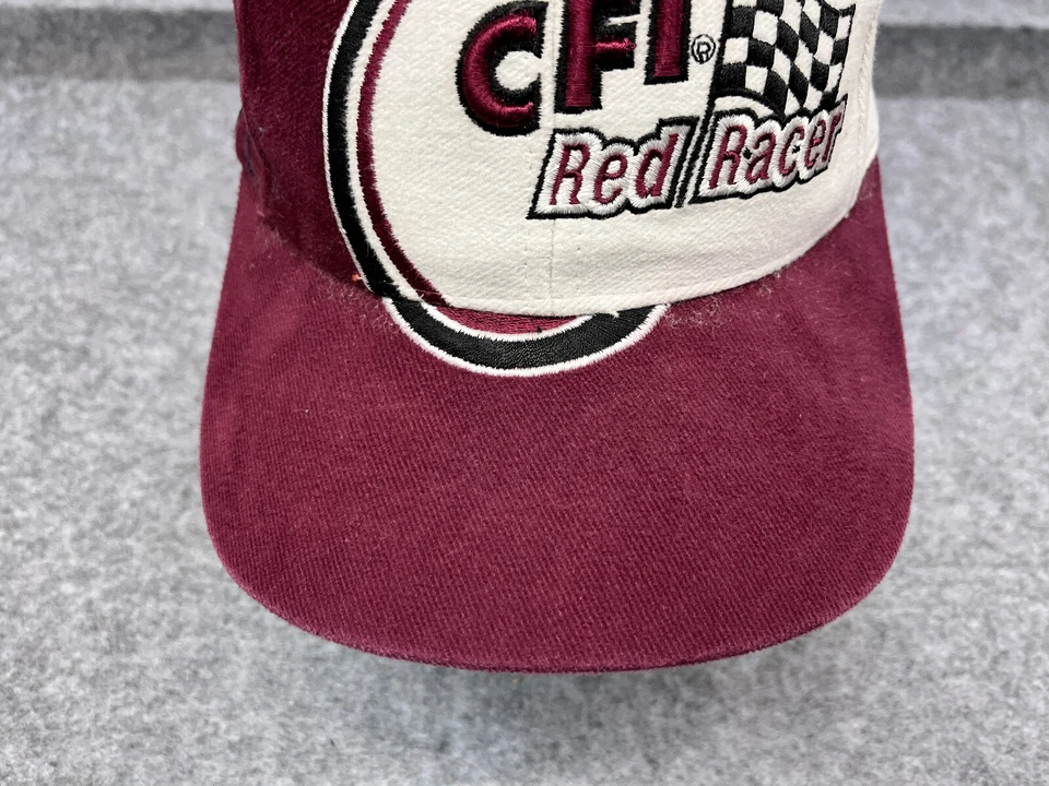 Gorra CFI Red Racer Top of the World Snap Back adulto talla única rojo blanco algodón Foto 3 de 4