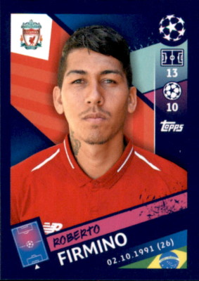 Topps Champions League 18/19 - Sticker 230 - Roberto Firmino