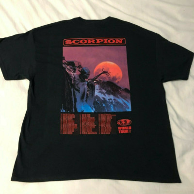 2018 Drake Scorpion World Concert Aubrey And The 3 Migos Tour T-Shirt