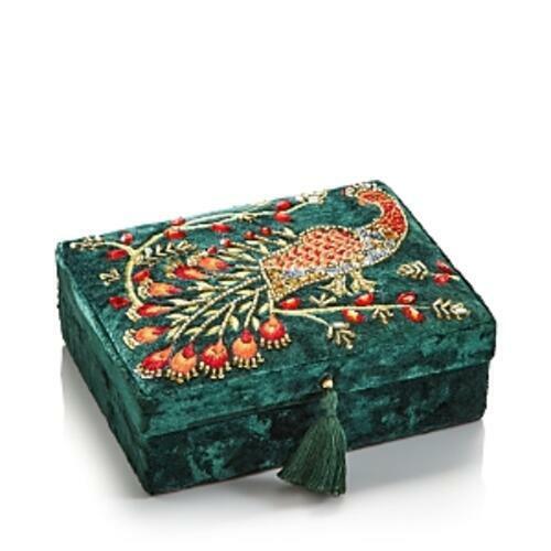 Shishi Green Peacock Jewelry Box - Picture 1 of 1
