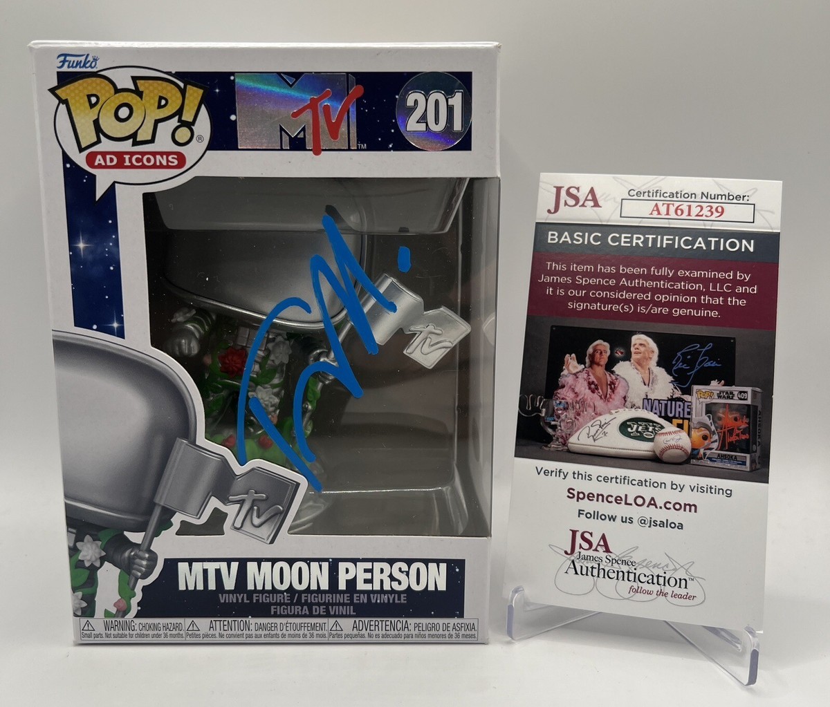 TOM MORELLO SIGNED MTV RAGE AGAINST THE MACHINE FUNKO POP - JSA