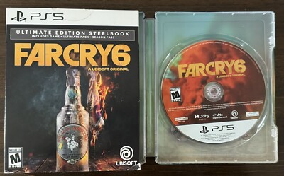 Far Cry 6 Ultimate Steelbook Edition - PlayStation 5 GameStop - No DLC