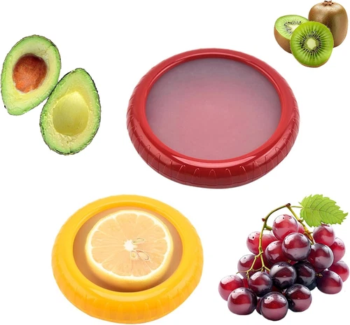 Reusable Fruit and Vegetable Storage Containers Lemon Keeper Tomato Holder