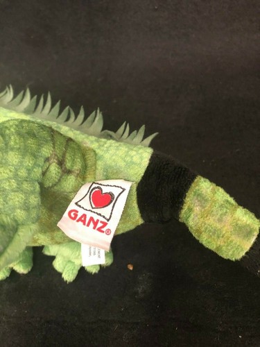 Ganz Webkinz HM340 Green Iguana Plush 12" Long Lizard Stuffed Animal Green - Picture 6 of 6
