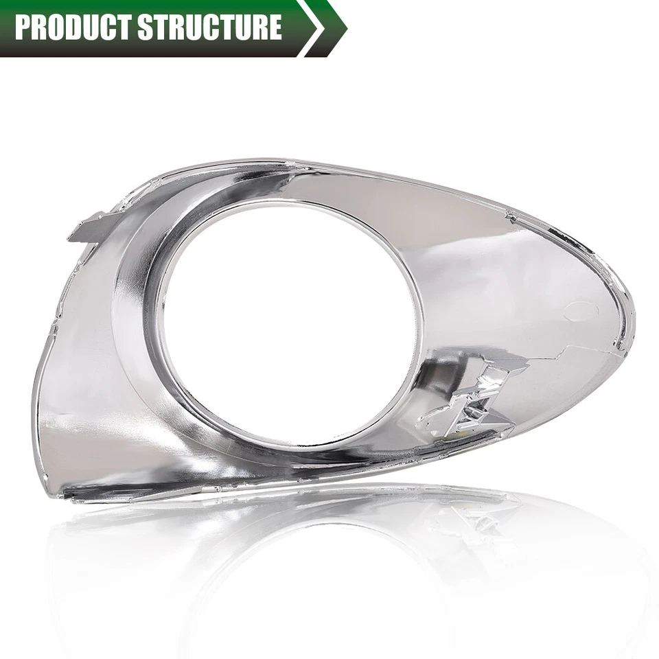 Bumper Fog Light Bezel Lamp Trim Left+Right Fit For 2013-2015 Lexus RX350 RX450h - Image 4 of 4