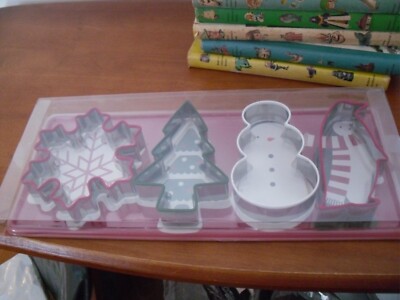 Christmas Cookie Cutter Box Set of 4 Pack