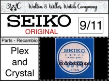 NOS [ 1X ] Seiko Plex And Mineral Glass Crystal Genuine Original Plexi 9/11