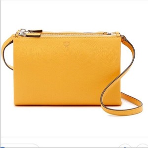 mcm double zip crossbody