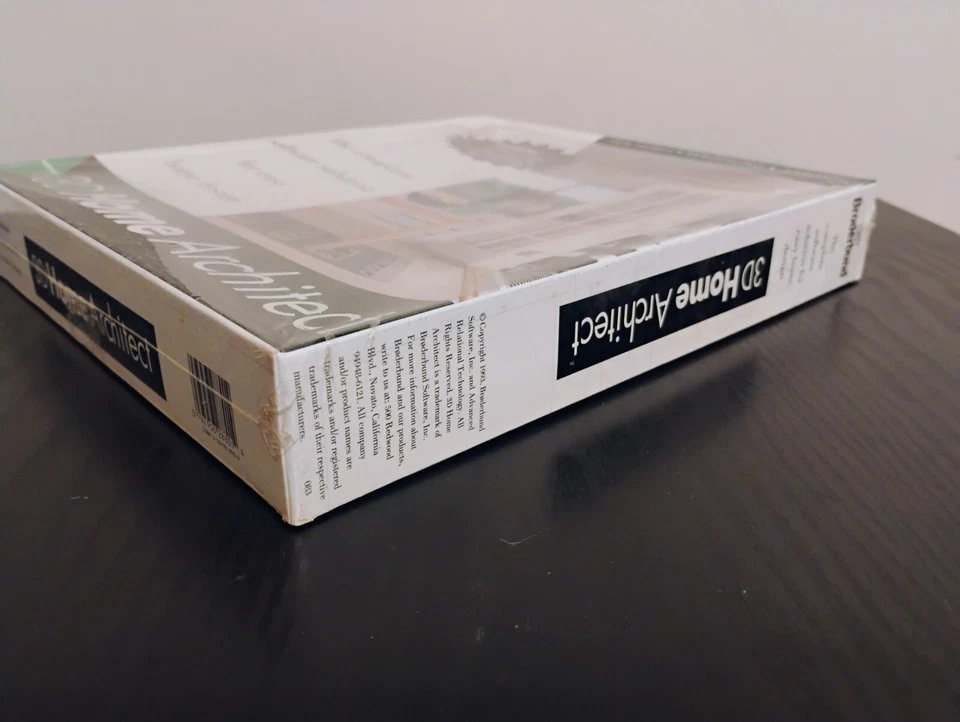 Broderbund 3D Home Architect Windows CD-ROM Big Box Sealed New - Image 4 of 4