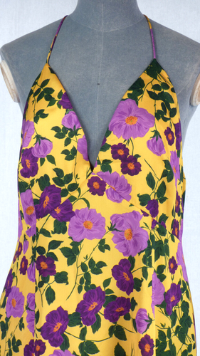 Keepsake The Label Dress Maxi Infinity Open Back Floral Flowy Strappy L BNWT - Picture 3 of 11