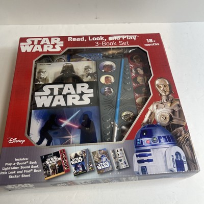 Star Wars 3 Book Read Look And Play Lightsaber Sound Book