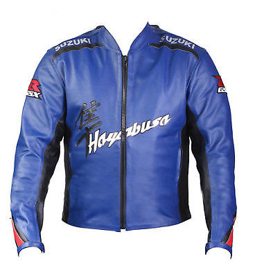 **Suzuki Hayabusa**MOTORBIKE/MOTORCYCLE LEATHER JACKET Racing Bikers Jacket - Bild 1 von 2
