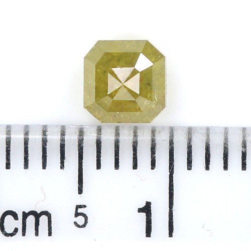 0.80 CT Natural Loose Emerald Cut Diamond 4.50 MM Yellow Emerald Diamond LQ7713 - Picture 7 of 8