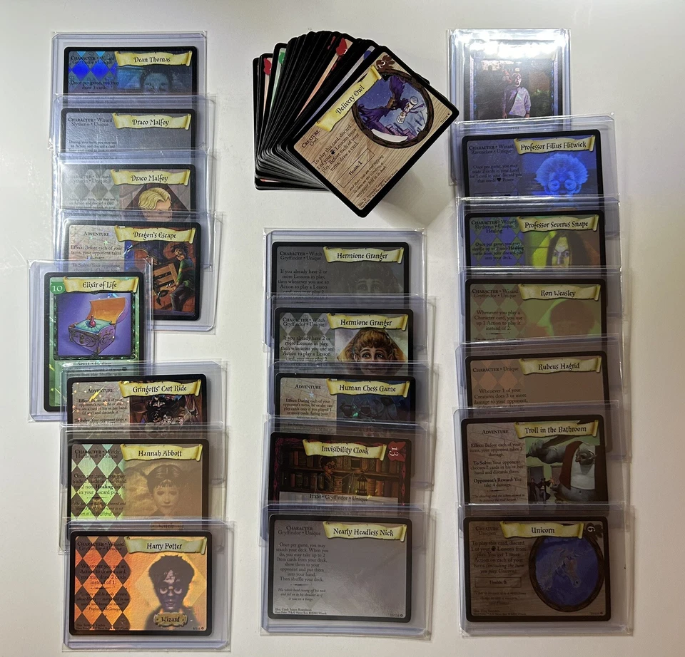 Harry Potter TCG Complete Base Set 116/116 Full Set Including Holo And Foil - Image 2 of 2