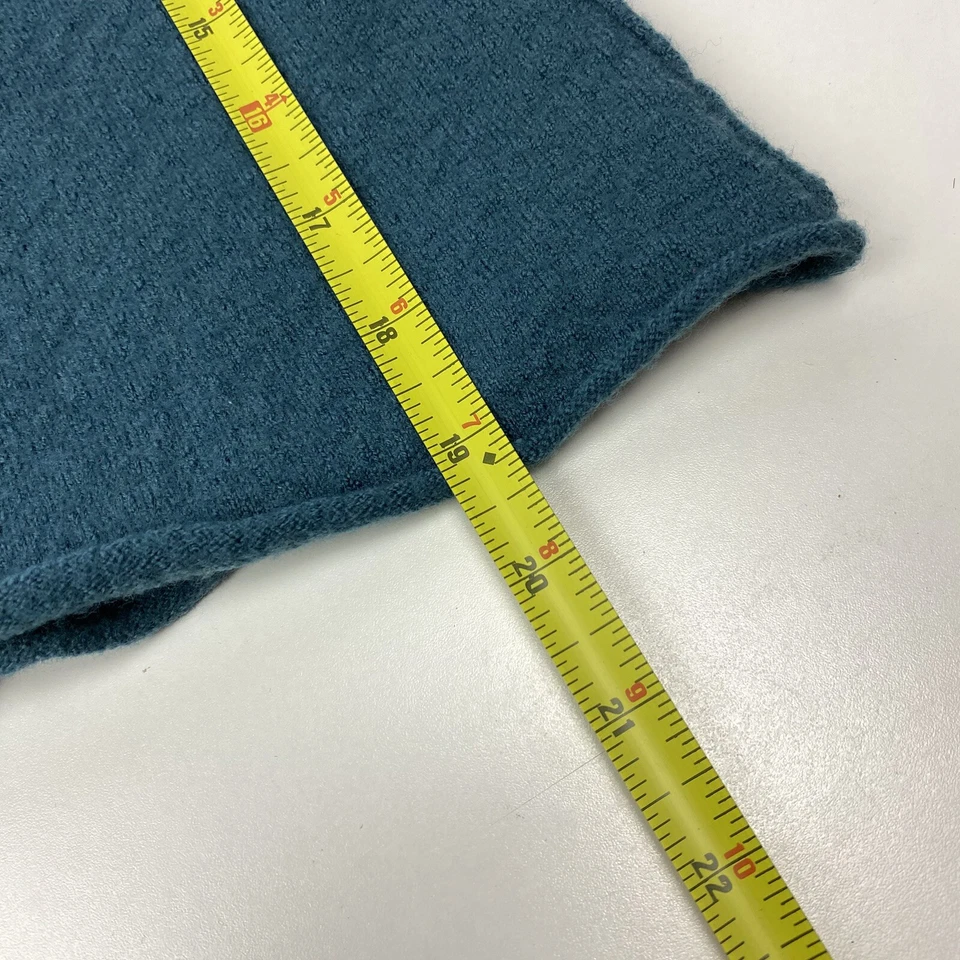 Suéter Banana Republic Jóvenes Niñas M Mediano Sólido Verde Oscuro Cuello Alto Foto 3 de 4