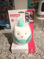 Skidaddle Portable Adorable Owl Baby Soother Plays 4 Melodies & Nature Sound New