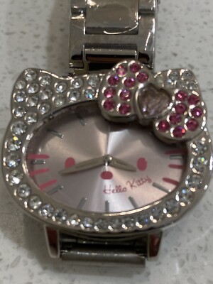 Sanrio Hello Kitty Silver and Pink Watch Accutime Sanrio Hello Kitty Pink & Silver Watch | eBay main image 3
