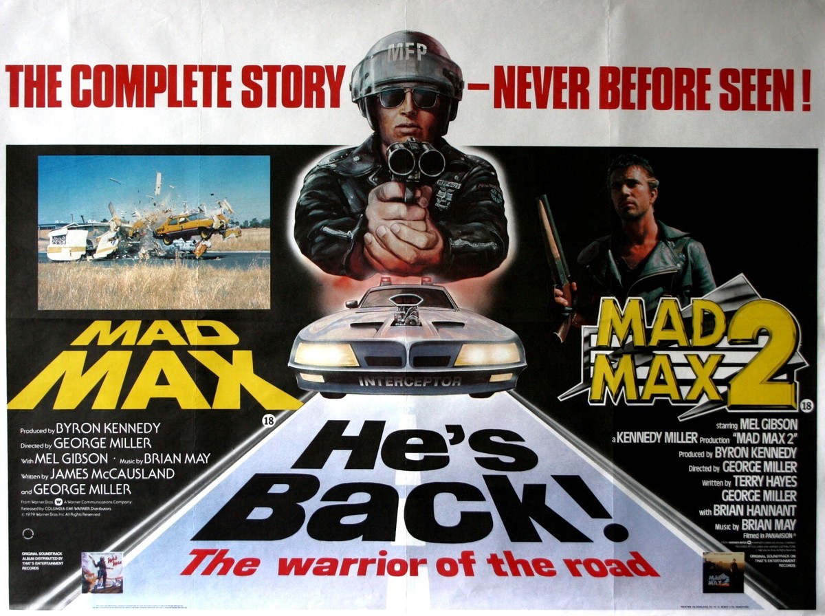 レコードまとめ Home Wall Art Print - Vintage Movie Film Poster - MAD MAX