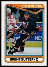 1990-91 Topps #258 Brent Sutter