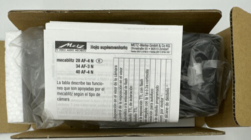 NIKON DEDICATED METZ 40AF-4N CAMERA FLASH UNIT - Picture 4 of 7