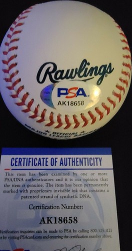 Seattle Mariners Cesar Izturis Jr. Autographed Baseball PSA Authenticated - Picture 2 of 4