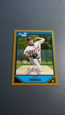 LUCAS FRENCH 2007 BOWMAN PROSPECTS GOLD PARALLEL CARD # BP20 B7988