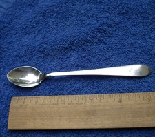 Lunt Sterling INFANT FEEDING SPOON-Plain Pointed Pattern-No Mono
