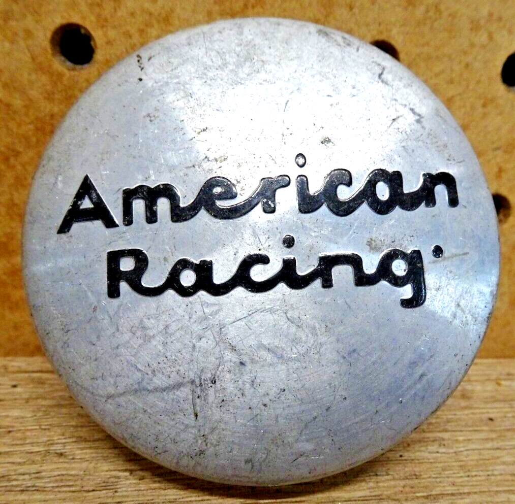 American Racing Wheel Center Cap Snap-In Machined Silver 2-1/2