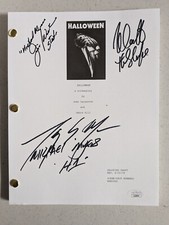 James Jim Winburn Moran Castle 3x Signed Halloween SCRIPT Michael Myers JSA COA