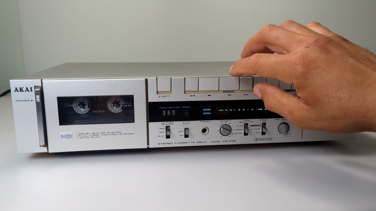 AKAI CS-F 21 Stereo Cassette Tape Deck (1982-1983) | eBay