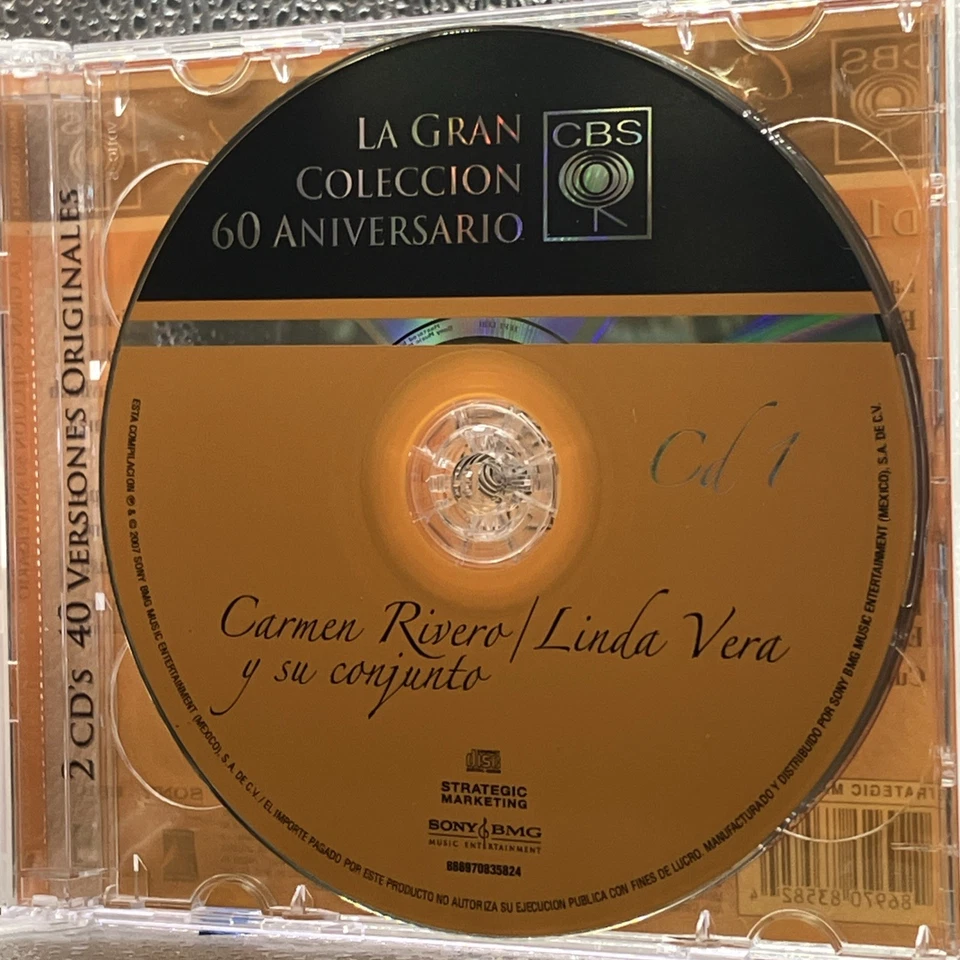 Carmen Rivero / Linda Vera - La Gran Coleccion 60 Aniversario CBS 2 CD's  - Image 3 of 4