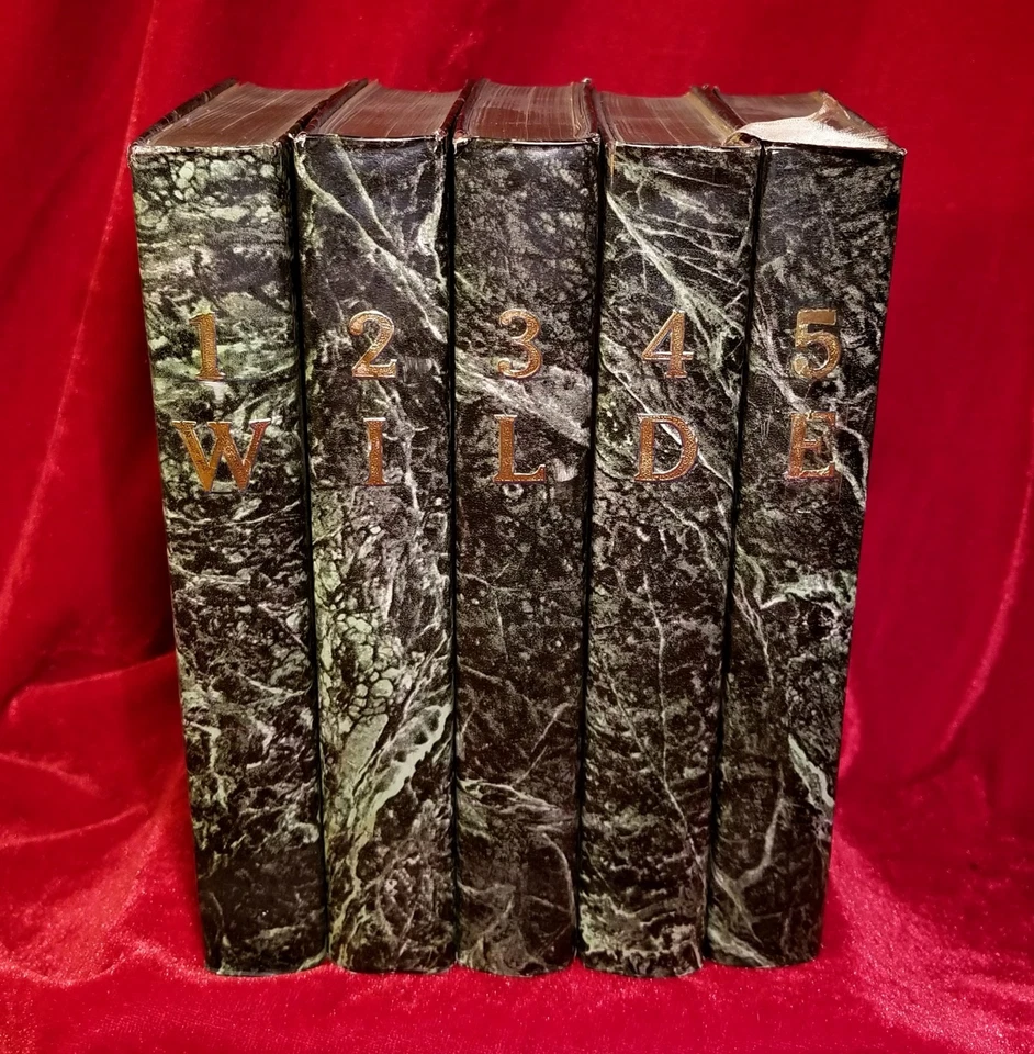 1916 Oscar Wilde Book SET Poems Prose Plays Fairy Tales Picture of DORIAN GRAY - Image 2 of 4