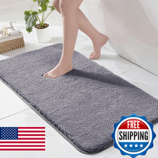 Exclusivo Mezcla Bathroom Rugs Mat 24x47, Extra Soft Non Slip Absorbent Water Mi