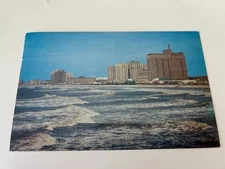 View of the Ocean Looking Towards Ventnor Atlantic City New Jersey NJ Postcard