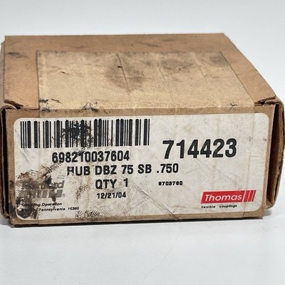 REXNORD THOMAS Disc Coupling Hub 714423 75 DBZ HUB SB .75