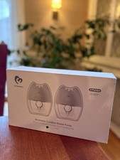 Bellababy Double Wearable Cordless Breast Pump - Gray Pack of 2 Pumps