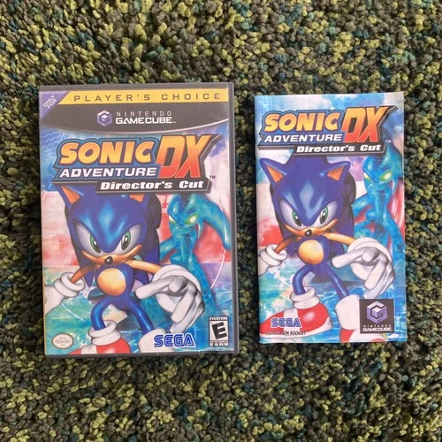 Sonic Adventure DX: Director's Cut (Nintendo GameCube, 2003) CIB Complete