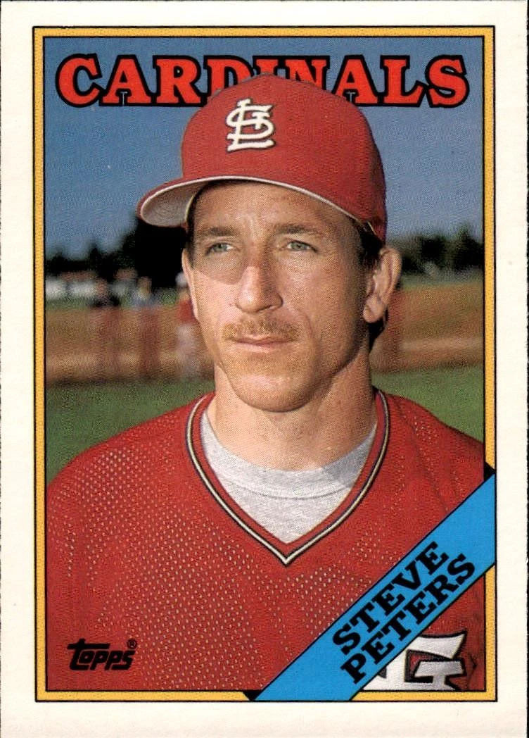 Steve Peters trading card