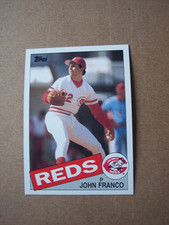 1985 Topps baseball John Franco Rookie card #417 NM or better. rookie card picture