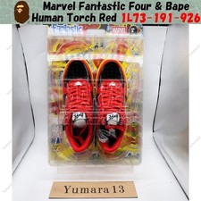 Marvel Fantastic Four & Bape Human Torch Red ...