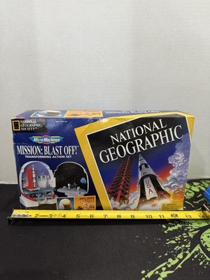 Micro Machines 1998 National Geographic Mission Blast Off By Galoob W/ OG Box