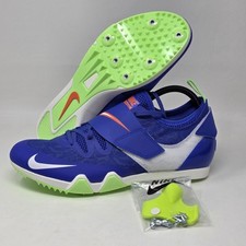Nike Pole Vault Elite Track  Field Spikes Men's Size 8.5 Blue AA1204-400 NEW
