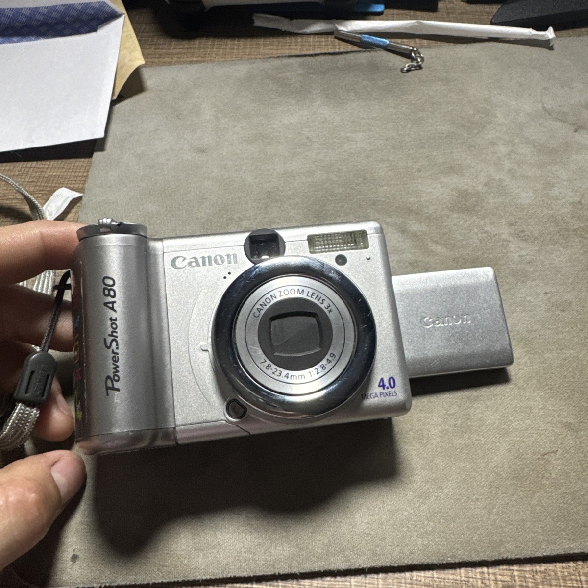 Canon Powershot A80 4.0 MP Compact Digital Camera Untested | eBay