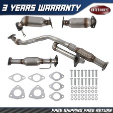 All Three Catalytic Converters Flex Pipe 4 Pieces For 2009-2017 GMC Acadia 3.6L