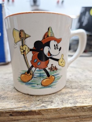 Rare 1940s/50s Disney Mickey Mouse Mug Salem China Co VINTAGE