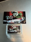 Ghostbusters enamel stay puft Mint 1oz 999 silver #100/200 RARE ART BAR