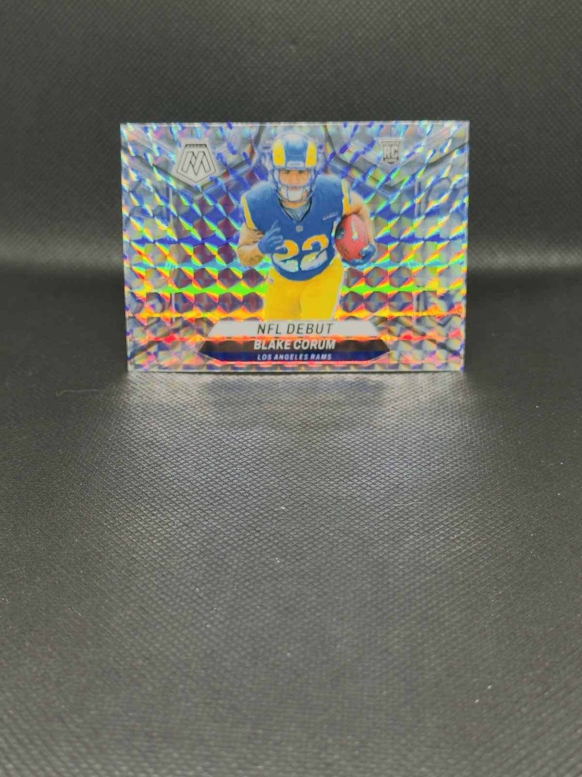 2024 Panini Mosaic Rams Blake Corum Rookie NFL Debut Silver Prizm #278