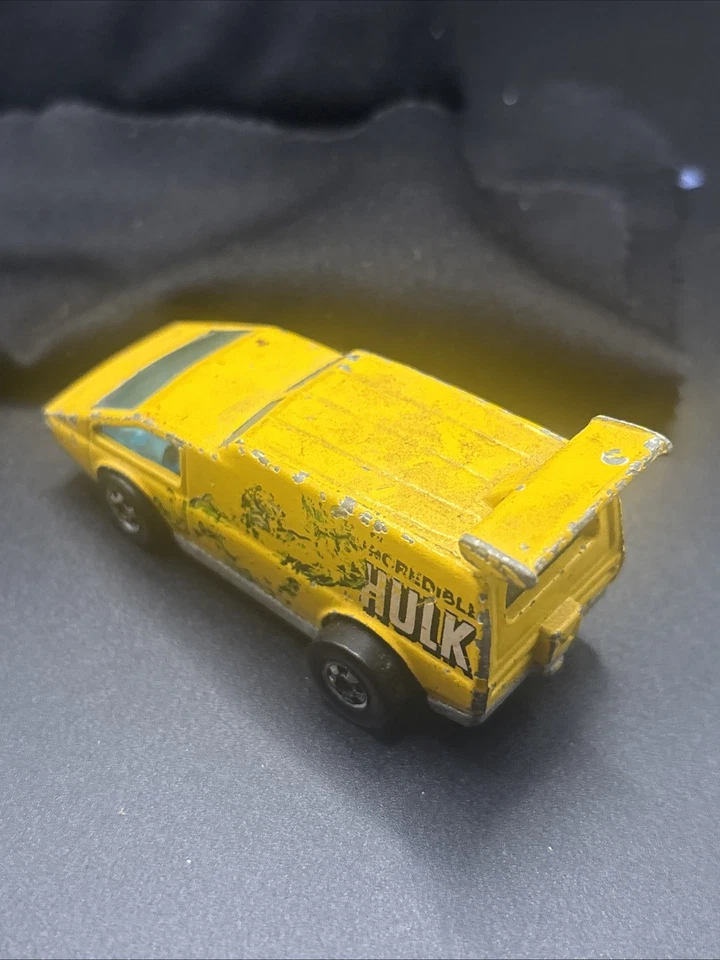 De colección 1976 Mattel Hot Wheels 1/64 Spoiler Sport Incredible Hulk Marvel Van Foto 4 de 4