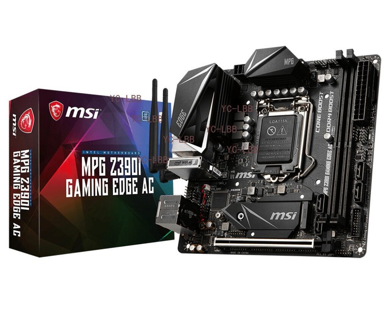 MSI MPG Z390i Gaming Edge AC LGA1151 DDR4 SDRAM Intel Z390 Mini ITX Motherboard